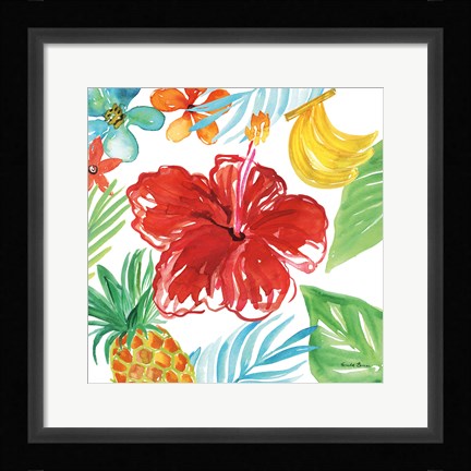 Framed Tropicana V Print