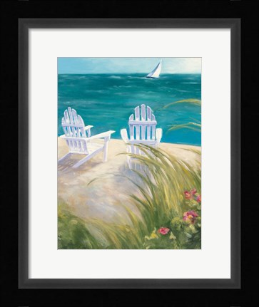 Framed Regatta I Crop Print