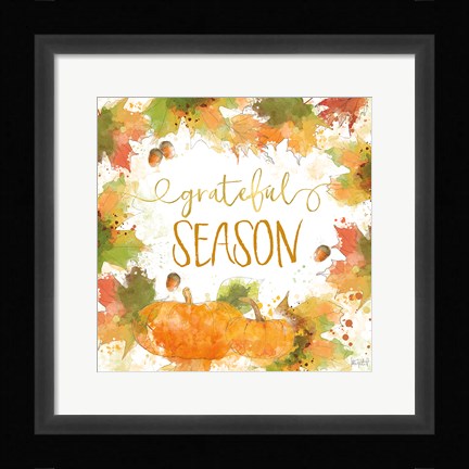 Framed Harvest Splash II Print