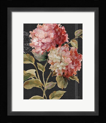 Framed Harmonious Hydrangeas Print