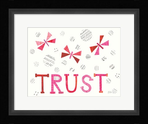 Framed Love Words IV Print