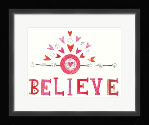 Framed Love Words II Print