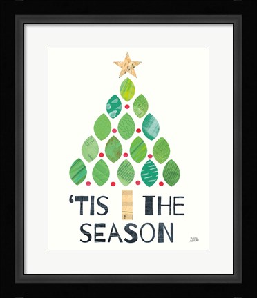 Framed Mod Christmas II Print