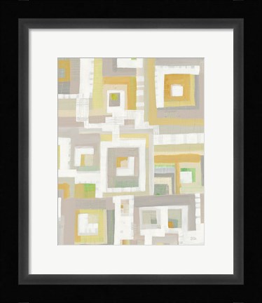 Framed Harbor Windows VIII Print