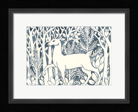 Framed Forest Life V Print