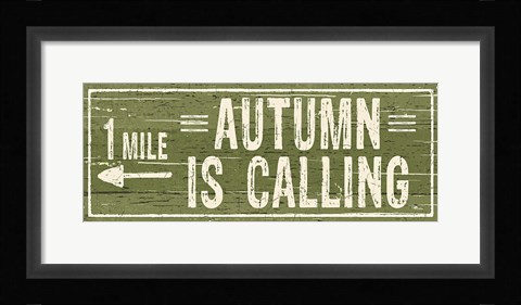 Framed Harvest Signs IV Print