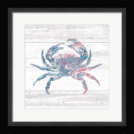 Framed Ocean Life I Print