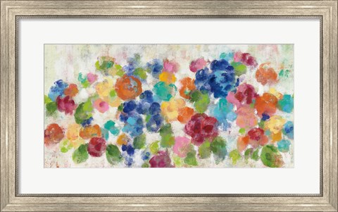 Framed Hydrangea Bouquet I Print