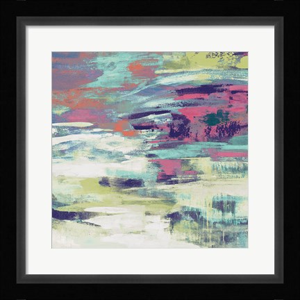 Framed Bright Wave Print