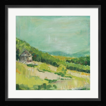 Framed Upper Fields Print