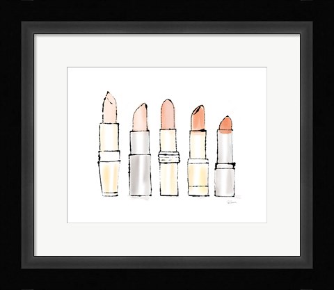 Framed Beauty and Sass Pink II Print