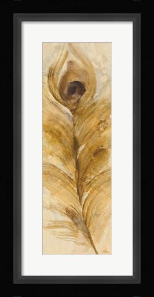 Framed Feather Toss Single Feather Print