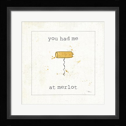 Framed Flavor Notes III Print