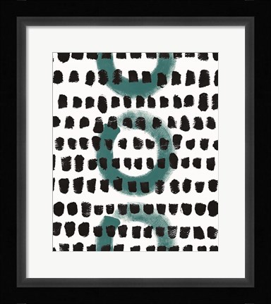 Framed Circle I Print