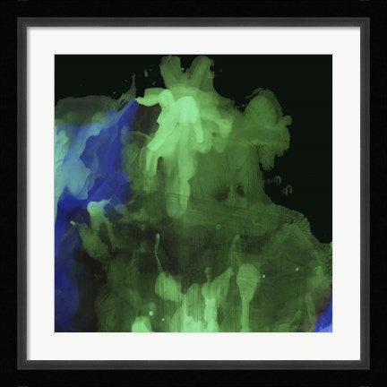 Framed Neon Spill II Print