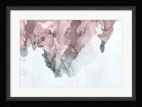 Framed Bubblegum Pink II Print