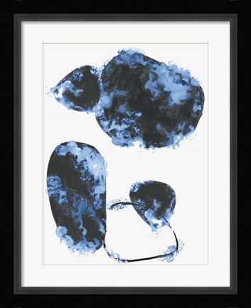 Framed Blue Stone II Print