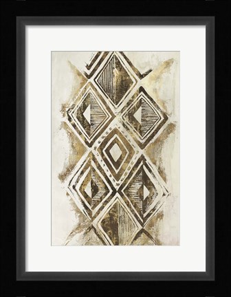 Framed African Diamonds Print
