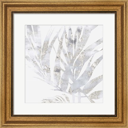Framed Faded Leaves I Print