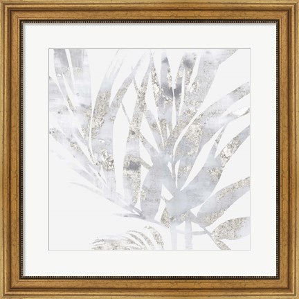 Framed Faded Leaves I Print
