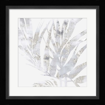 Framed Faded Leaves I Print