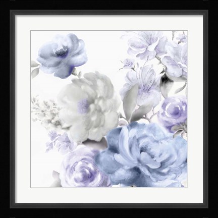 Framed Light Floral II Print