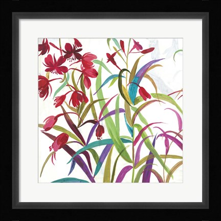 Framed Tropical I Print