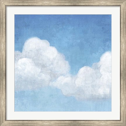 Framed Cloudy I Print