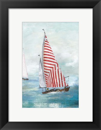 Framed Red sails Print