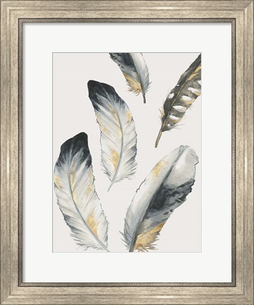 Framed Touch of Gold II Print