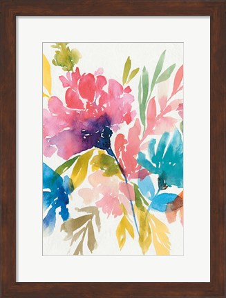 Framed Fresh Bouquet II Print