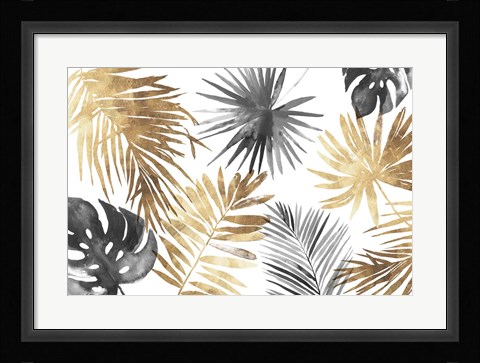 Framed Tropical Palms I Print