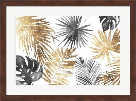 Framed Tropical Palms I Print