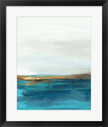 Framed Pastoral Landscape II Print