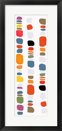 Framed Pebble I Print