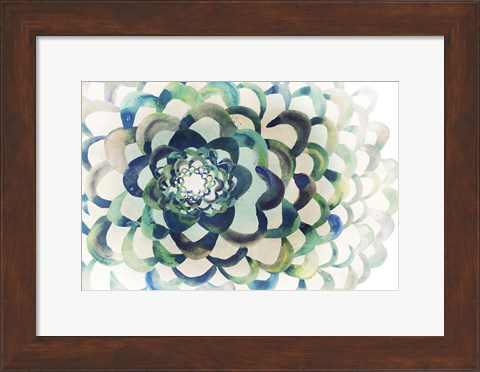 Framed Floral Pattern Print