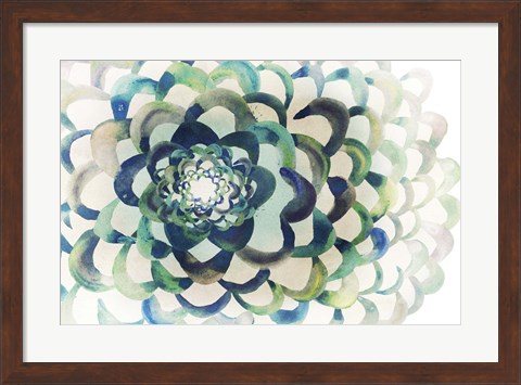 Framed Floral Pattern Print