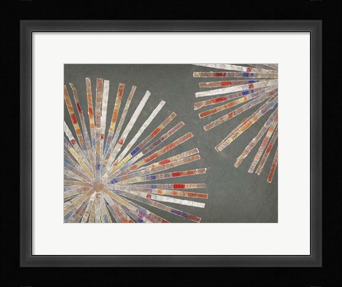 Framed Dandelion Warm II Print