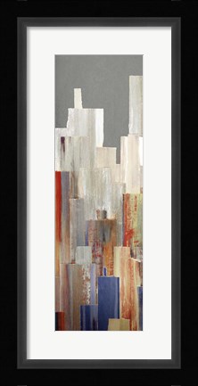 Framed City View I Print