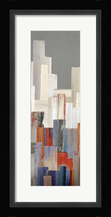 Framed City View II Print
