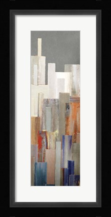 Framed City View III Print
