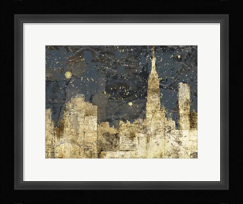 Framed City Skyline Print