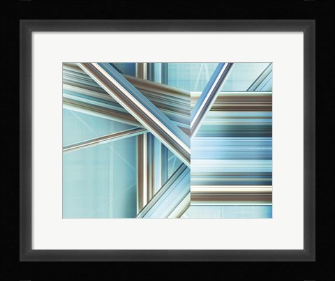 Framed Glitchy I Print