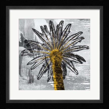 Framed Palm Leaves Print