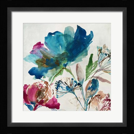 Framed Blossoming II Print