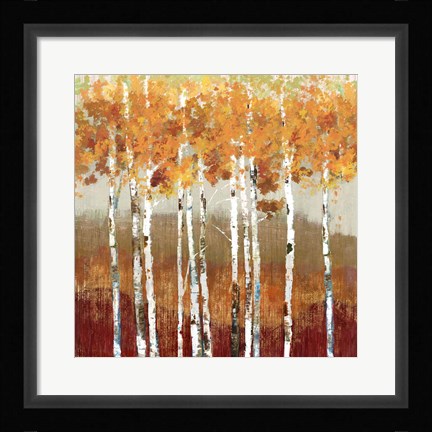 Framed Golden Landscape Print