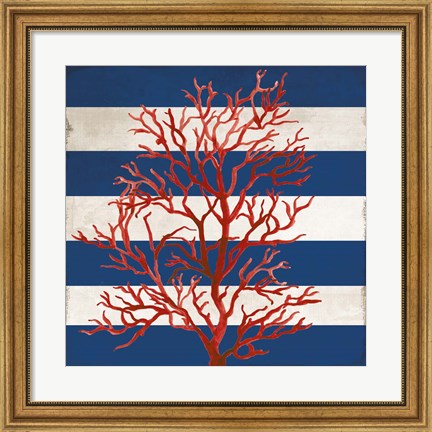 Framed Red Coral II Print