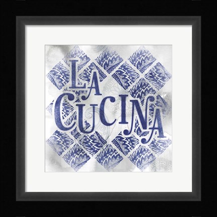 Framed La Cucina Print