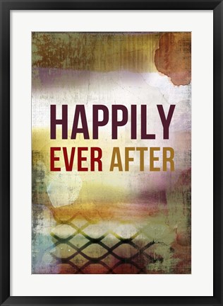 Framed Happily Ever After Print