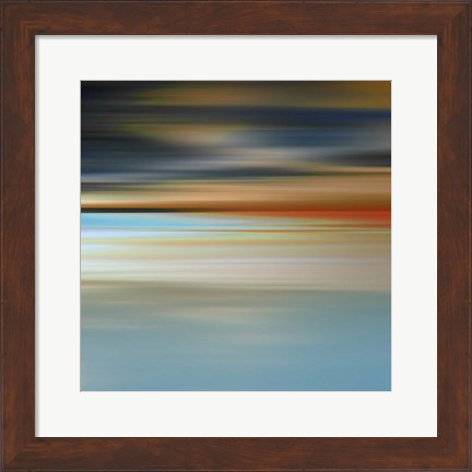 Framed Blurred Landscape II Print